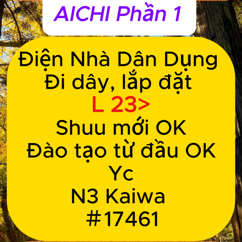 AICHI  17461 Điện Dân&nbsp;Dụng