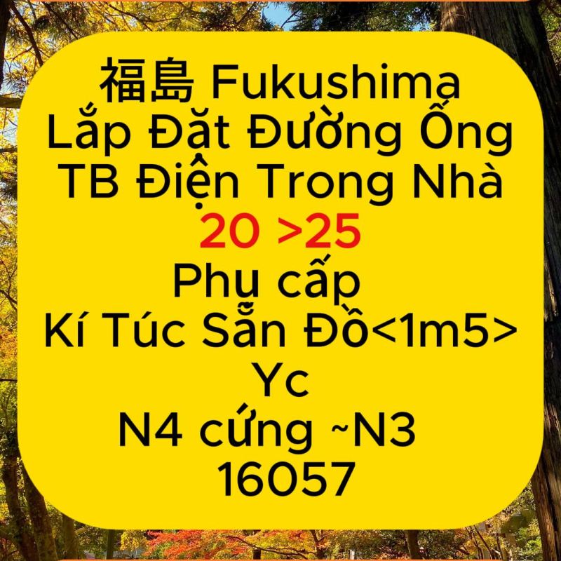 Fukushima 16057 Điện&nbsp;Nước